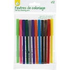 12 Feutres De Coloriage Pouce dans le catalogue Auchan Hypermarché