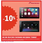 -10% sur une sélection d'autoradio multimédia Pioneer - Pioneer en promo chez E.Leclerc Quimper