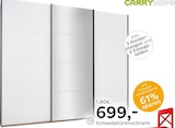 Schwebetürenschrank von CARRYHOME für 699,00 € bei XXXLutz Möbelhäuser im Angebot Schwebetürenschrank von CARRYHOME im aktuellen XXXLutz Möbelhäuser Prospekt
