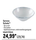 Sarona Schale im aktuellen METRO Prospekt für 29,74 €