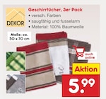 Geschirrtücher bei Netto Marken-Discount im Lubmin Prospekt für 5,99 €