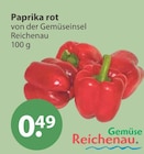 Paprika rot von Gemüseinsel Reichenau im aktuellen V-Markt Prospekt für 0,49 €