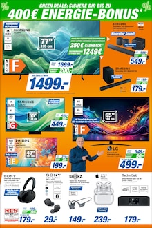 Fernseher im expert Prospekt "Top Angebote" mit 8 Seiten (Mettmann)