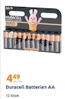 Batterien AA Angebote von Duracell bei Action Wiesbaden für 4,49 €