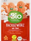 Backgewürz mit Zimt, vegan von dmBio im aktuellen dm-drogerie markt Prospekt