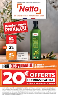 Promotion Huile Alimentaire dans le prospectus Netto, valable du 08/09/2026 au 14/09/2026 Promo Huile Alimentaire dans le catalogue Netto du moment à la page 1