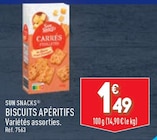 Promo BISCUITS APÉRITIFS à 1,49 € dans le catalogue Aldi à Cornille