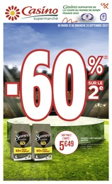 Catalogue Casino Supermarchés avec 20 pages de promos Prospectus Casino Supermarchés, "Casino Supermarchés", pages, 12/09/2023 - 24/09/2023
