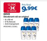 Déodorant roll-on original - DOVE en promo chez Costco Déodorant roll-on original - DOVE dans le catalogue Costco