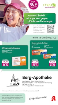 mea - meine apotheke Prospekt Unsere Juli-Angebote mit 4 Seiten