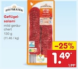 Geflügelsalami von Rügenwalder Mühle für 1,49 € bei Netto Marken-Discount im Angebot Geflügelsalami von Rügenwalder Mühle im aktuellen Netto Marken-Discount Prospekt