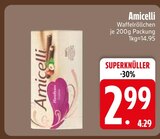 Waffelröllchen im EDEKA Prospekt Waffelröllchen von Amicelli im aktuellen EDEKA Prospekt für 2,99 €