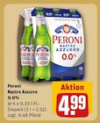 Nastro Azzurro 0.0% Angebote von Peroni bei REWE Remscheid für 4,99 €