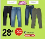 Jean adulte - COMPLICES en promo chez E.Leclerc Jean adulte - COMPLICES dans le catalogue E.Leclerc