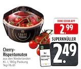 Cherry-Rispentomaten im Angebot bei EDEKA in Passau Cherry-Rispentomaten Angebote von Looye Honing bei EDEKA Passau für 2,49 €