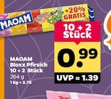 Bloxx Pfirsich von MAOAM für 0,99 € bei Netto mit dem Scottie im Angebot Bloxx Pfirsich von MAOAM im aktuellen Netto mit dem Scottie Prospekt