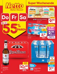 Milch im Netto Marken-Discount Prospekt "Aktuelle Angebote" mit 63 Seiten (Hannover)