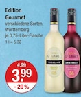 Riesling im V-Markt Prospekt Riesling von Edition Gourmet im aktuellen V-Markt Prospekt für 3,99 €