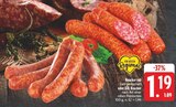 Aktuelle Mettwurst Angebote bei EDEKA in Chemnitz Aktuelles Knacker roh zart geräuchert Angebot bei EDEKA in Chemnitz ab 1,19 €