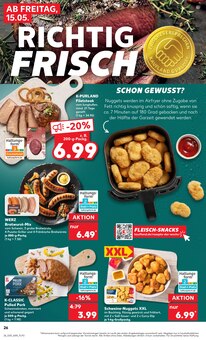 Bratwurst im Kaufland Prospekt "Aktuelle Angebote" mit 54 Seiten (Moers)