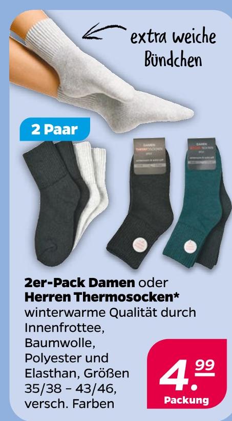 Damen oder Herren Thermosocken