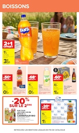 Prix et réduction Oasis dans le prospectus Carrefour en cours Offre Oasis dans le catalogue Carrefour du moment à la page 33