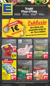 Aktueller EDEKA Prospekt "Wir lieben Lebensmittel!" Seite 1 von 26 Seiten für Schweinfurt