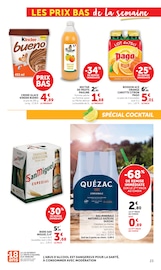 Promos Eau Minérale dans le catalogue "Super U" de Super U Eau Minérale en promo dans le catalogue Super U à la page 23