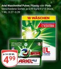 Waschmittel Pulver im Angebot bei GLOBUS in Wetzlar Waschmittel Pulver Angebote von Ariel bei GLOBUS Wetzlar für 4,99 €