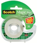 Dévidoir + Ruban Adhésif Transparent Invisible Magic - SCOTCH en promo à 0,99 € chez Intermarché Super Dévidoir + Ruban Adhésif Transparent Invisible Magic - SCOTCH dans le catalogue Intermarché Super