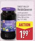 Heidelbeeren von SWEET VALLEY für 1,99 € bei ALDI Nord im Angebot Heidelbeeren von SWEET VALLEY im aktuellen ALDI Nord Prospekt