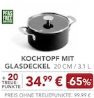 Kochtopf mit Glasdeckel 20 cm von  im aktuellen EDEKA Prospekt für 34,99 €