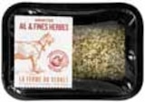 Buchette fraîche ail & fines herbes - LA FERME DU VERNET - Intermarché à Besançon Buchette fraîche ail & fines herbes - LA FERME DU VERNET en promo chez Intermarché Besançon à 3,45 €