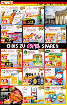 Bier im aktuellen Norma Prospekt (Neumünster) Bier im Norma Prospekt "Mehr fürs Geld" mit 30 Seiten (Neumünster)