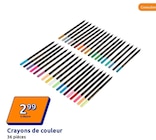 Crayons de couleur en promo chez Action Pantin à 2,99 €