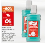 Bain de bouche protection complète - Netto en promo chez Netto Bain de bouche protection complète - Netto dans le catalogue Netto