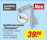 Spültischarmatur „Chiangmai“ im toom Baumarkt Prospekt Spültischarmatur „Chiangmai“ im aktuellen toom Baumarkt Prospekt für 39,99 €
