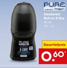 Deodorant Roll-on X-Dry von PURE BASIC MEN für 0,60 € bei Netto Marken-Discount im Angebot Deodorant Roll-on X-Dry von PURE BASIC MEN im aktuellen Netto Marken-Discount Prospekt