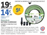 Batterie d'arrosage - Beaux jours en promo chez E.Leclerc Lyon à 14,99 €