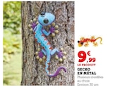 Gecko en métal en promo à 9,99 € chez Hyper U Gecko en métal dans le catalogue Hyper U