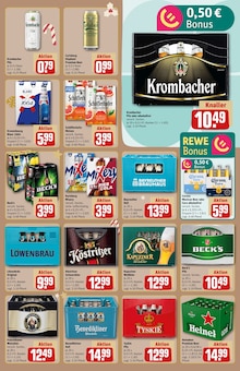 Krombacher im aktuellen REWE Prospekt (Freising) Krombacher im REWE Prospekt "Dein Markt" mit 26 Seiten (Freising)