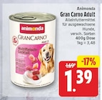 Gran Carno Adult von Animonda für 1,39 € bei EDEKA im Angebot Gran Carno Adult von Animonda im aktuellen EDEKA Prospekt