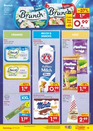 Milch im Netto Marken-Discount Prospekt "Aktuelle Angebote" auf Seite 19