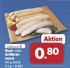 Rost- oder Grillbratwurst bei combi im Warburg Prospekt für 0,80 €