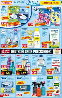 Vollwaschmittel im aktuellen Norma Prospekt (Nürnberg) Vollwaschmittel im Norma Prospekt "Mehr fürs Geld" mit 21 Seiten (Nürnberg)