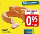 Lyoner  im aktuellen EDEKA Prospekt für 0,95 €