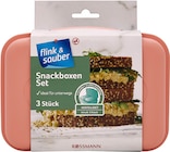 Snackboxen Set im Rossmann Prospekt Snackboxen Set von Flink & Sauber im aktuellen Rossmann Prospekt für 3,49 €