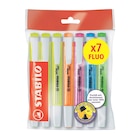 7 surligneurs ''Swing cool'' - STABILO en promo chez Carrefour Paris à 3,95 €