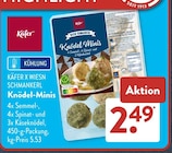 Knödel-Minis im ALDI SÜD Prospekt Knödel-Minis von Käfer im aktuellen ALDI SÜD Prospekt für 2,49 €