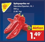 Spitzpaprika rot im Netto Marken-Discount Prospekt Spitzpaprika rot von Markttag im aktuellen Netto Marken-Discount Prospekt für 1,49 €